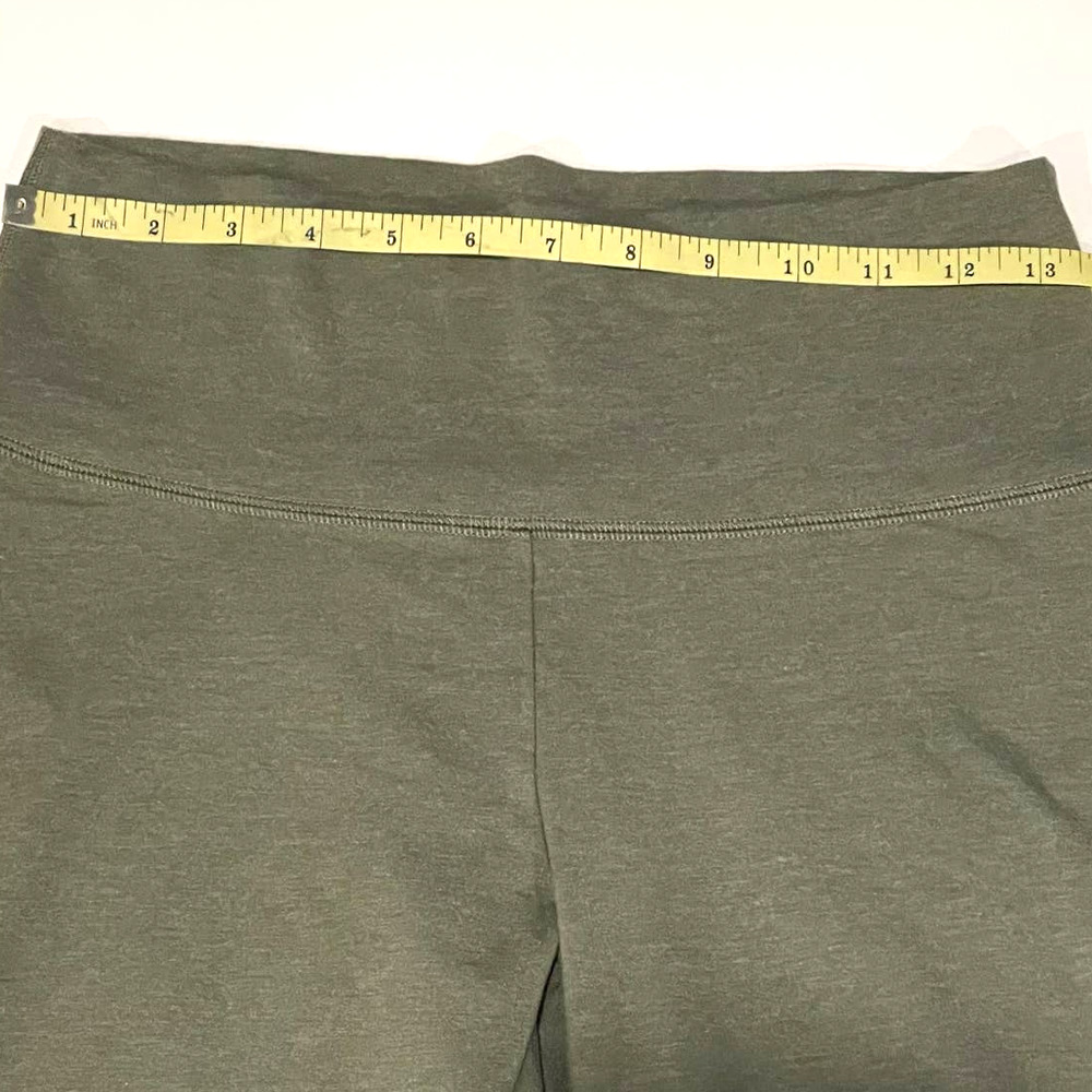 Aerie Womens Cutout Leggings Size L Olive Green - Picture 8 of 10